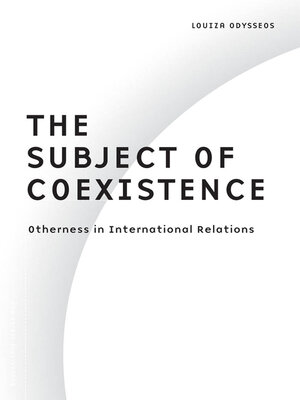 cover image of The Subject of Coexistence